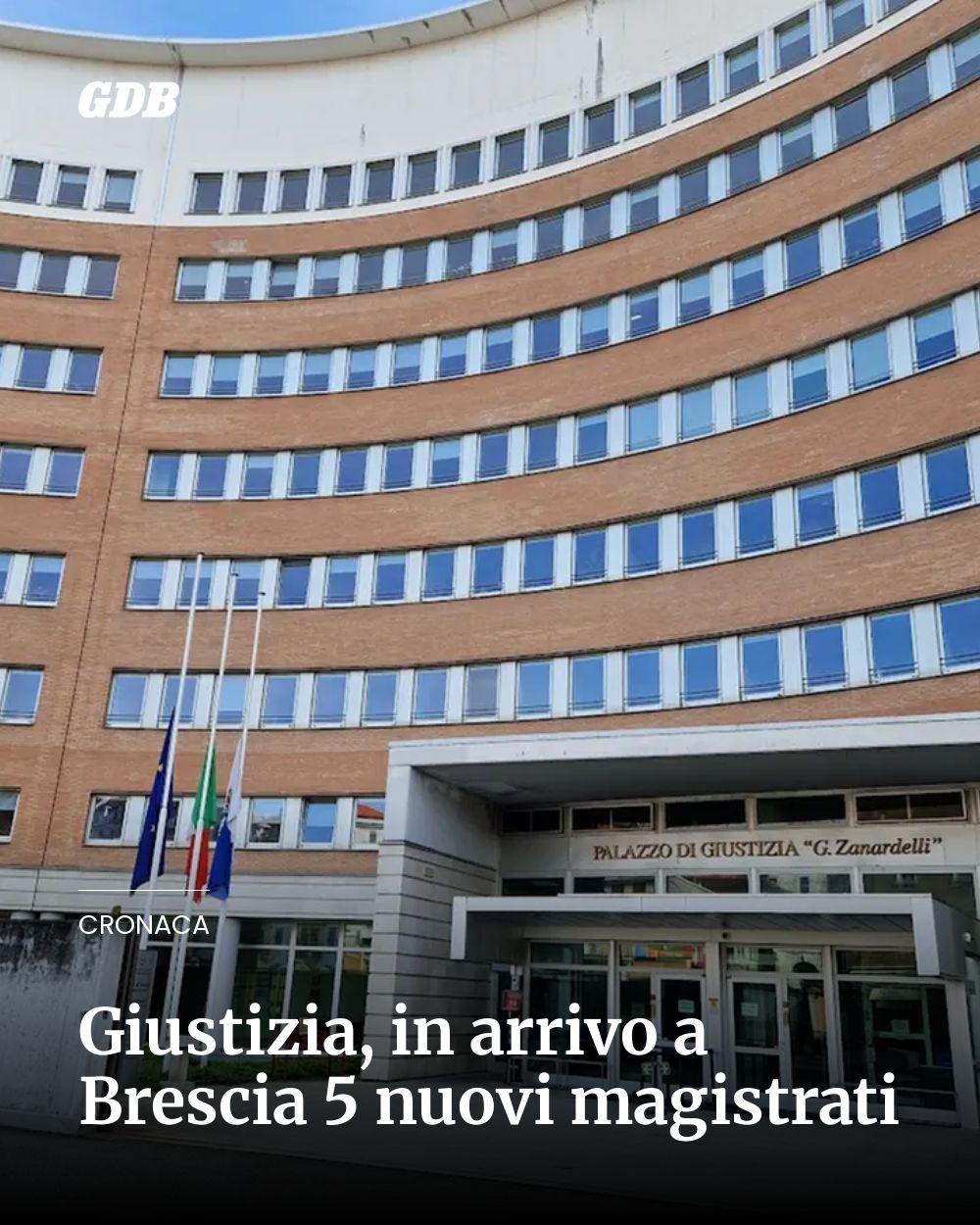 Post Instagram @giornaledibrescia: Giustizia, in arrivo a Brescia 5 nuovi magistrati...