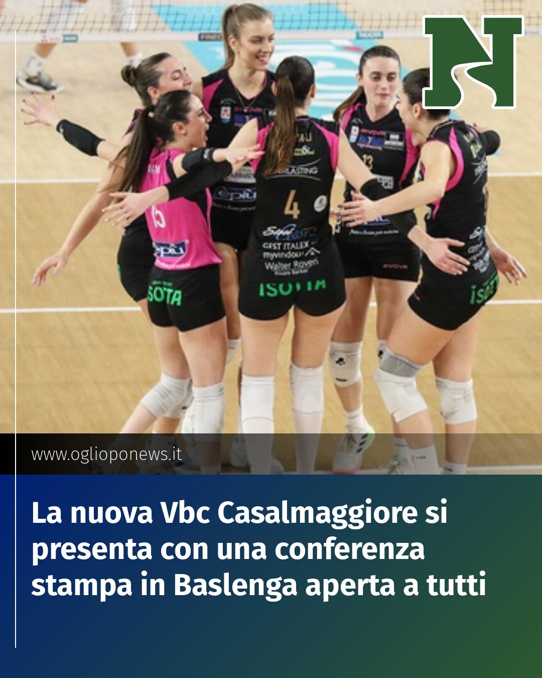 Post Instagram @redazione@oglioponews.it: La nuova Vbc Casalmaggiore si presenta con una conferenza stampa in Baslenga aperta a tutti...