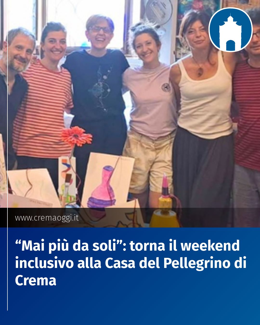 Post Instagram @redazione@cremaoggi.it: “Mai più da soli”: torna il weekend inclusivo alla Casa del Pellegrino di Crema...