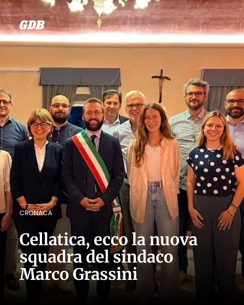 Post Instagram @giornaledibrescia: Cellatica, ecco la nuova squadra del sindaco Marco Grassini...