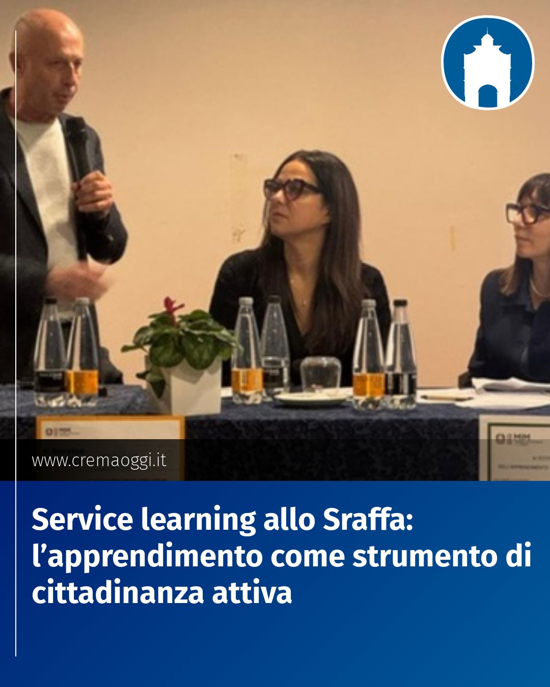 Post Instagram @redazione@cremaoggi.it: Service learning allo Sraffa: l’apprendimento come strumento di cittadinanza attiva...