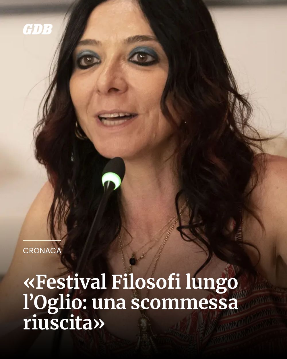 Post Instagram @giornaledibrescia: «Festival Filosofi lungo l’Oglio: una scommessa riuscita»...