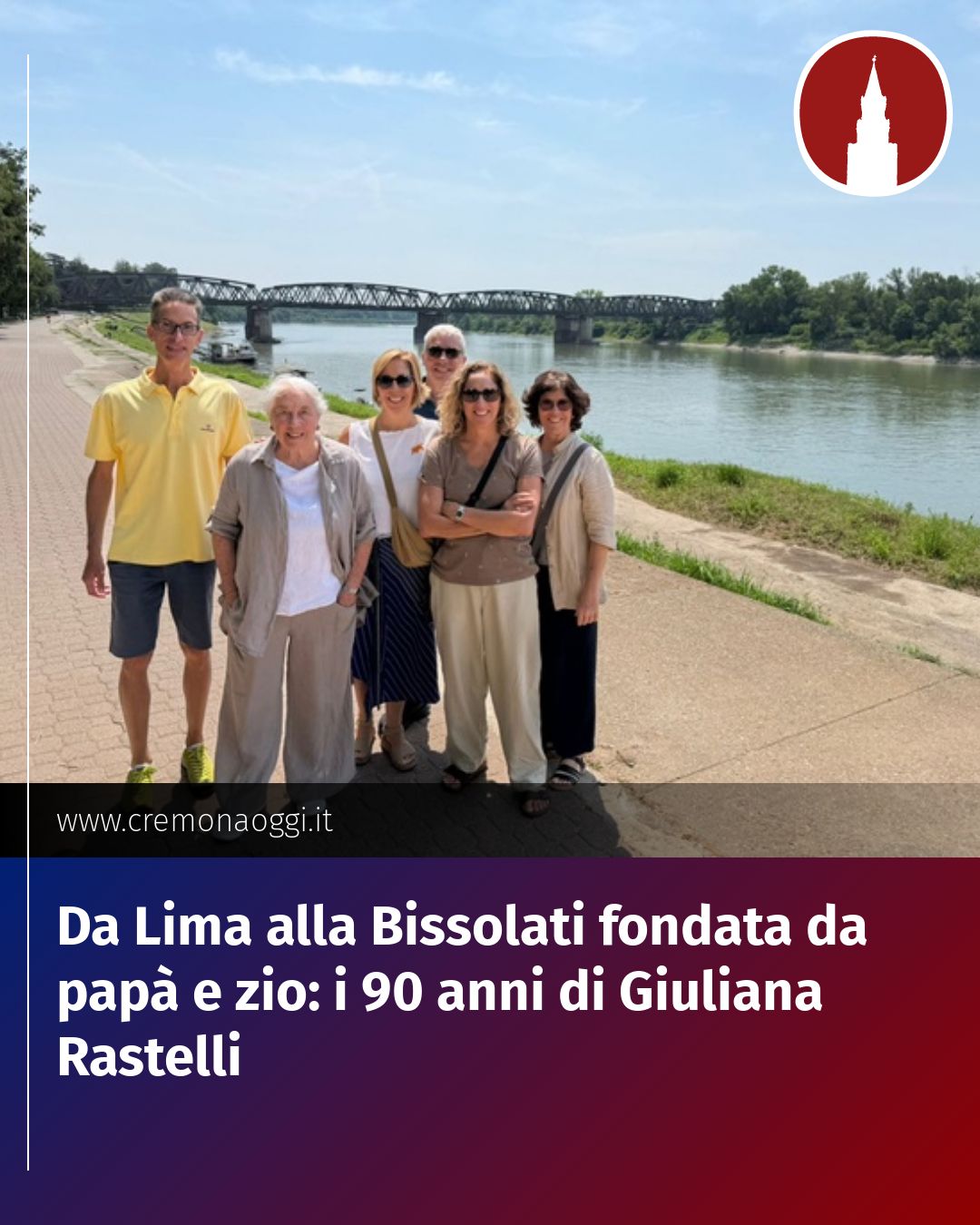 Post Instagram @Cremona_Oggi: Da Lima alla Bissolati fondata da papà e zio: i 90 anni di Giuliana Rastelli...