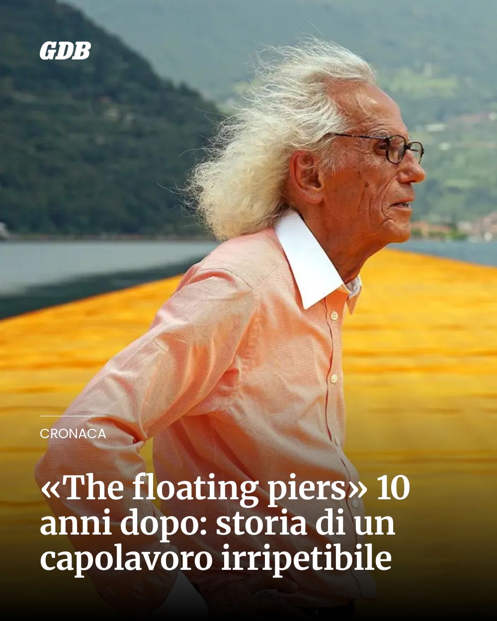 Post Instagram @giornaledibrescia: «The floating piers» 10 anni dopo: storia di un capolavoro irripetibile...