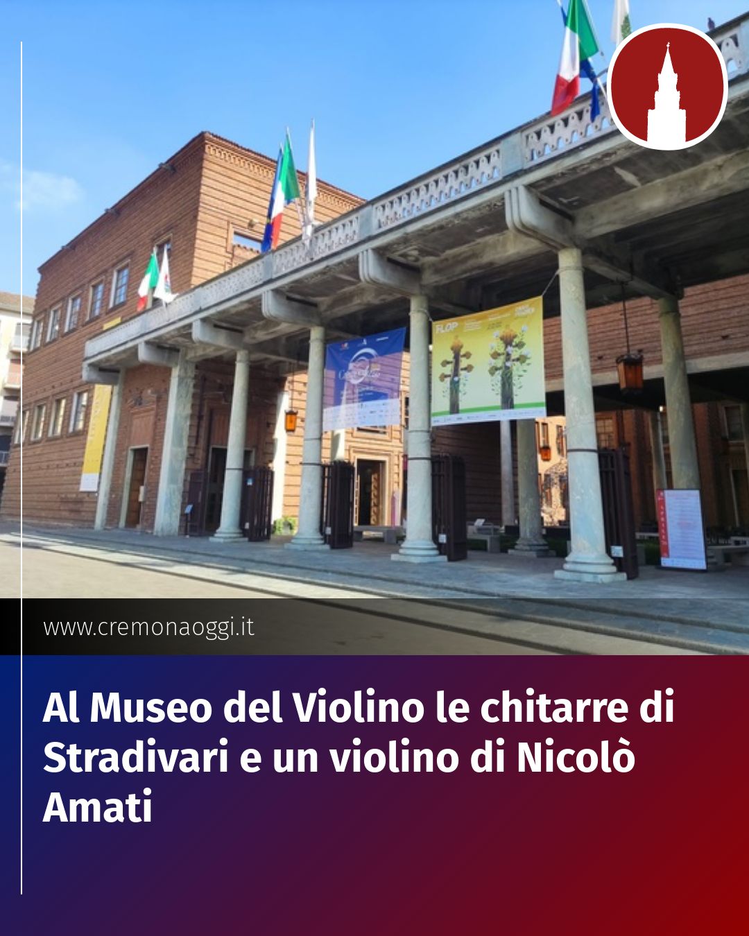 Post Instagram @Cremona_Oggi: Al Museo del Violino le chitarre di Stradivari e un violino di Nicolò Amati...