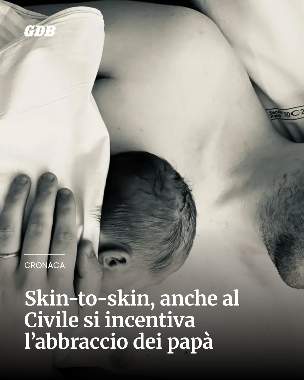 Post Instagram @giornaledibrescia: Skin-to-skin, anche al Civile si incentiva l’abbraccio dei papà...