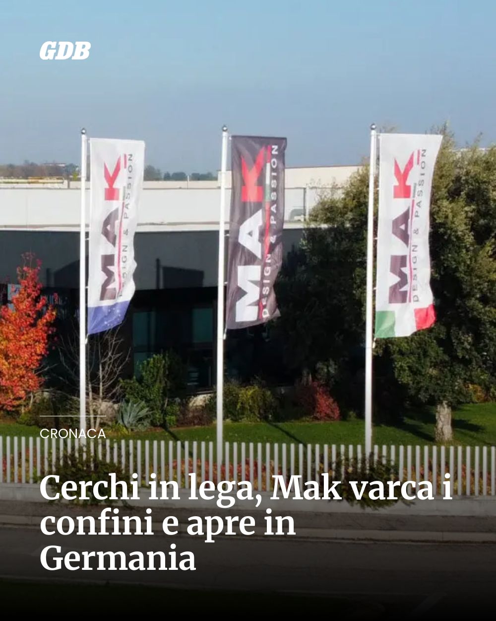 Post Instagram @giornaledibrescia: Cerchi in lega, Mak varca i confini e apre in Germania...