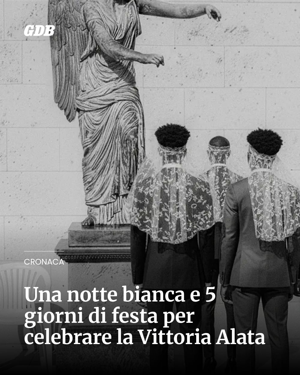 Post Instagram @giornaledibrescia: Una notte bianca e 5 giorni di festa per celebrare la Vittoria Alata...
