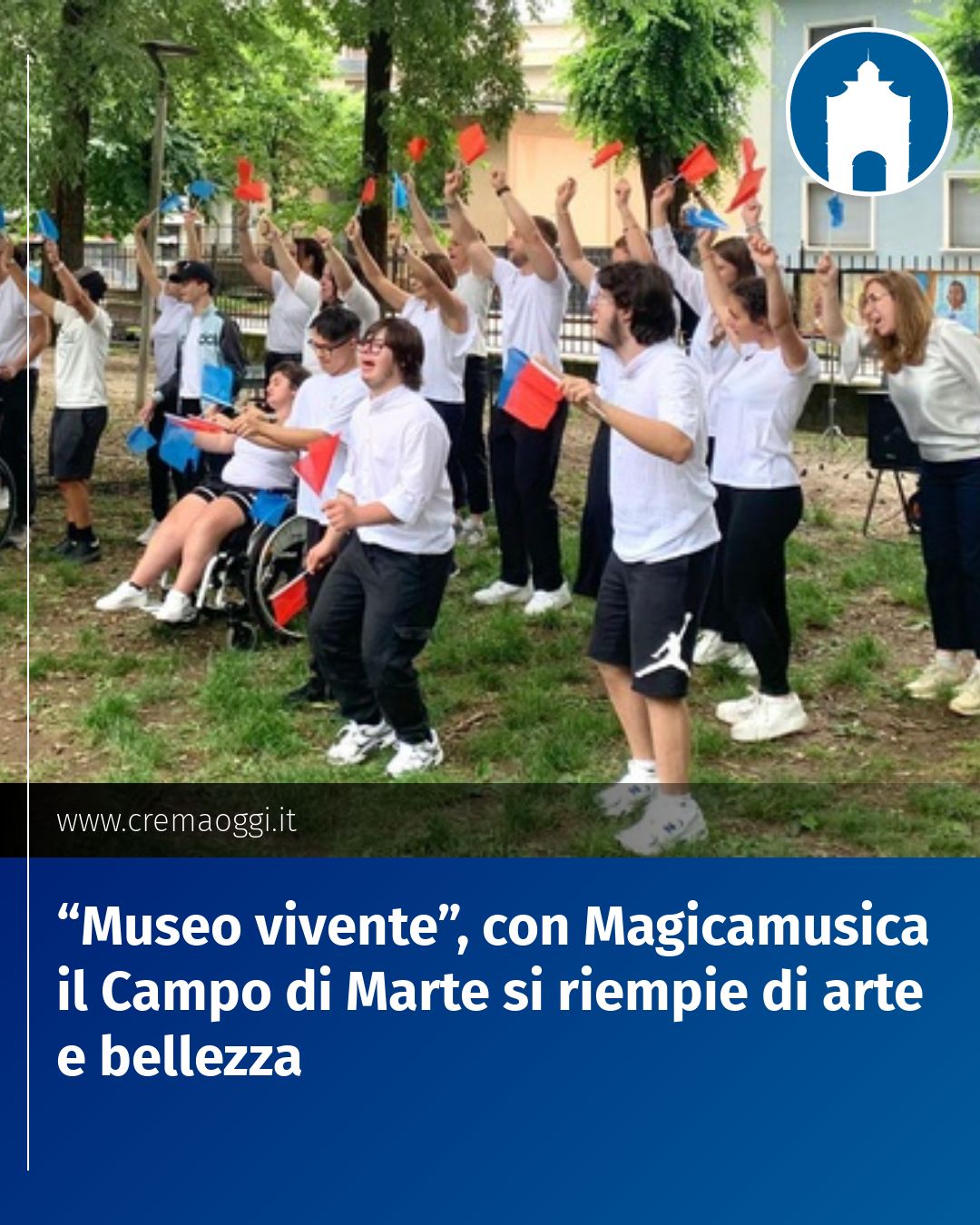 Post Instagram @redazione@cremaoggi.it: “Museo vivente”, con Magicamusica il Campo di Marte si riempie di arte e bellezza...