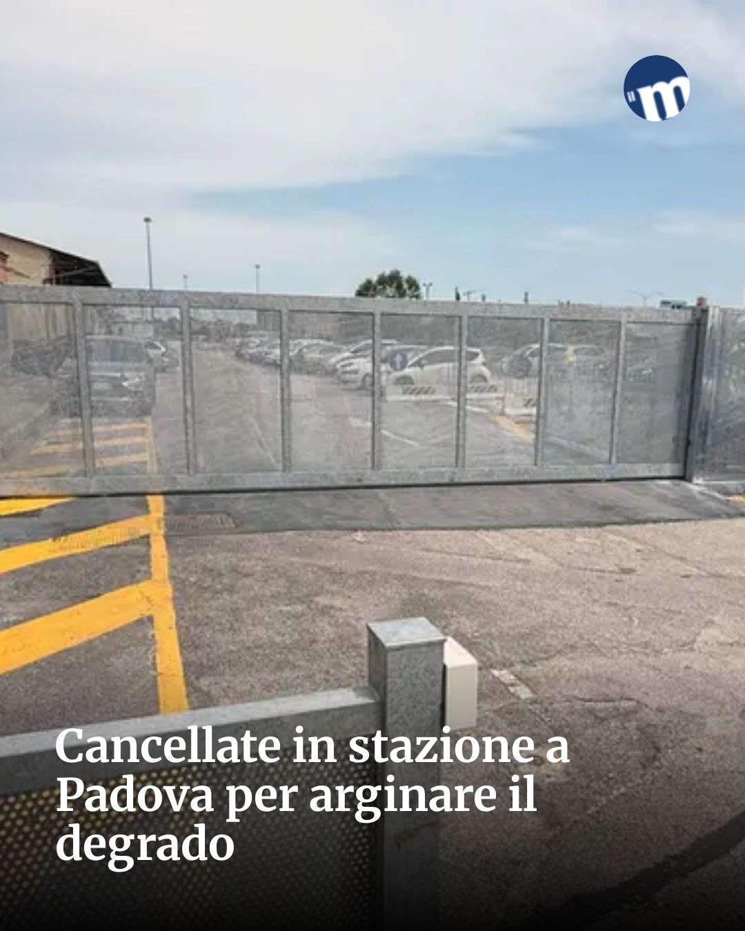 Post Instagram @socialbeat.test: Cancellate in stazione a Padova per arginare il degrado...