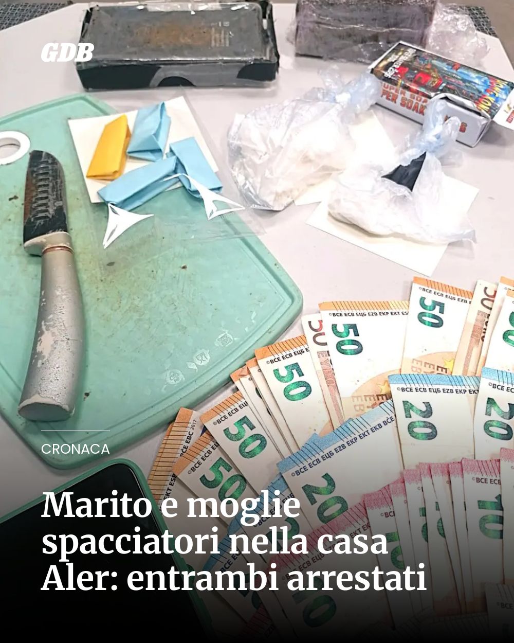 Post Instagram @giornaledibrescia: Marito e moglie spacciatori nella casa Aler: entrambi arrestati...