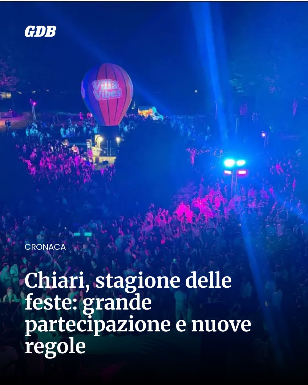 Post Instagram @giornaledibrescia: Chiari, stagione delle feste: grande partecipazione e nuove regole...