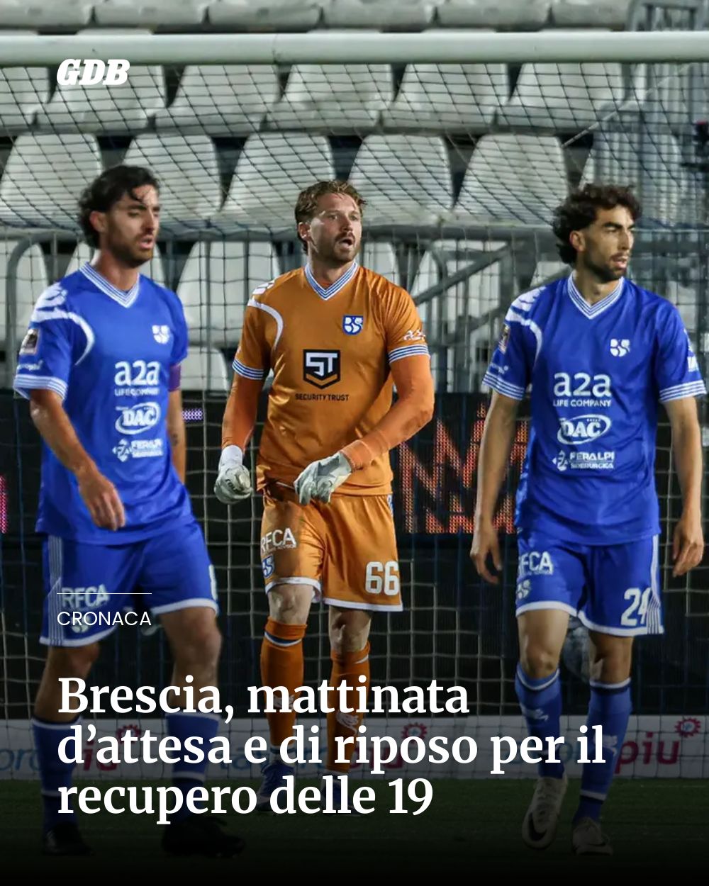 Post Instagram @giornaledibrescia: Brescia, mattinata d’attesa e di riposo per il recupero delle 19...