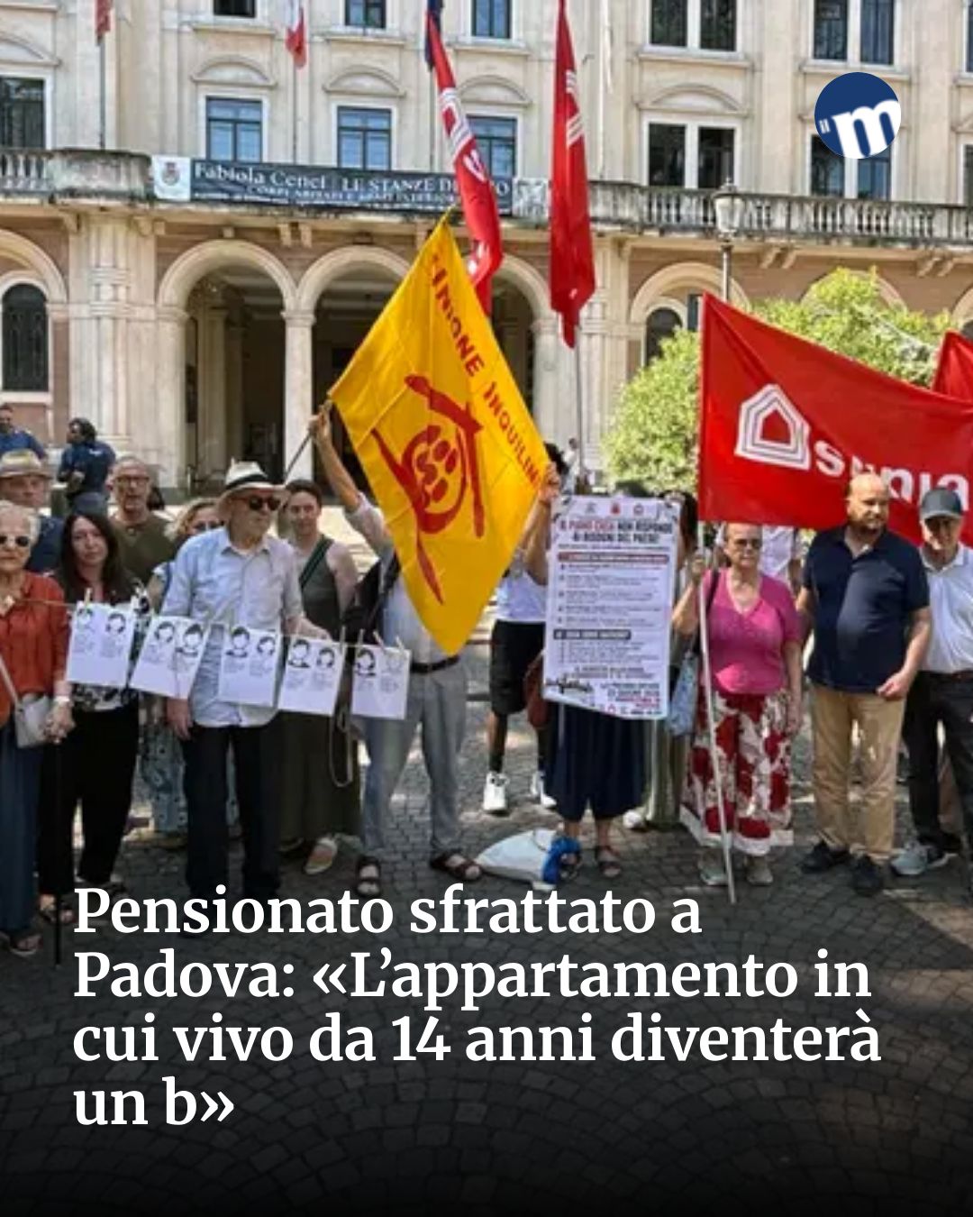 Post Instagram @socialbeat.test: Pensionato sfrattato a Padova: «L’appartamento in cui vivo da 14 anni diventerà un b»...