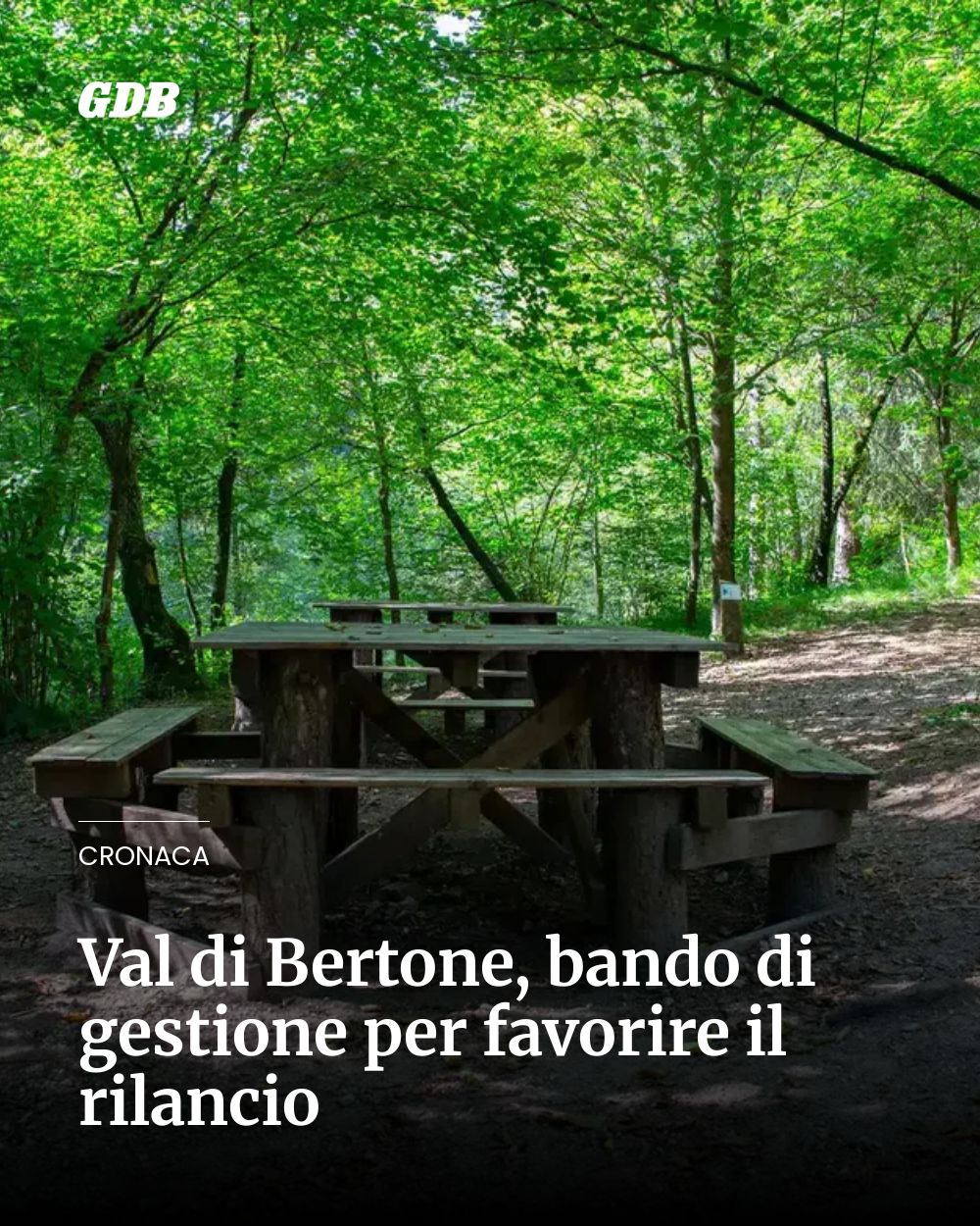Post Instagram @giornaledibrescia: Val di Bertone, bando di gestione per favorire il rilancio...