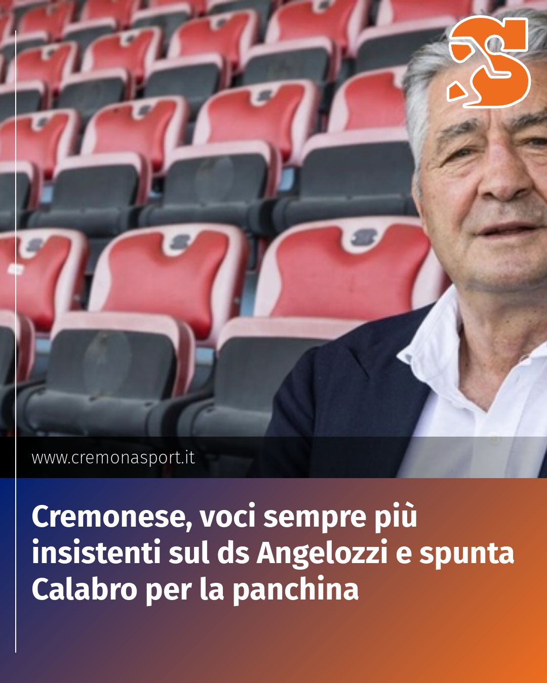 Post Instagram @Cremona_Sport: Cremonese, voci sempre più insistenti sul ds Angelozzi e spunta Calabro per la panchina...