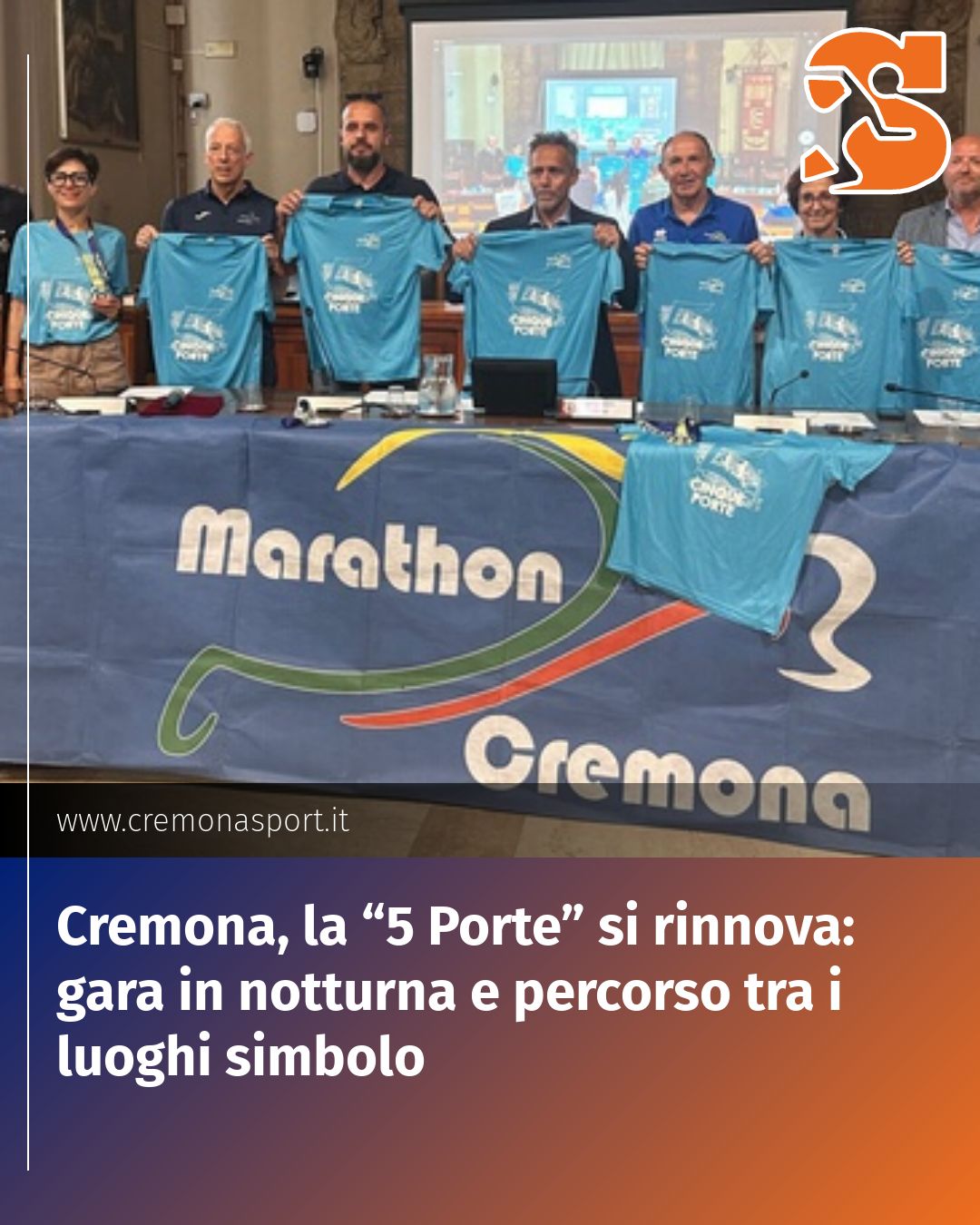 Post Instagram @Cremona_Sport: Cremona, la “5 Porte” si rinnova: gara in notturna e percorso tra i luoghi simbolo...