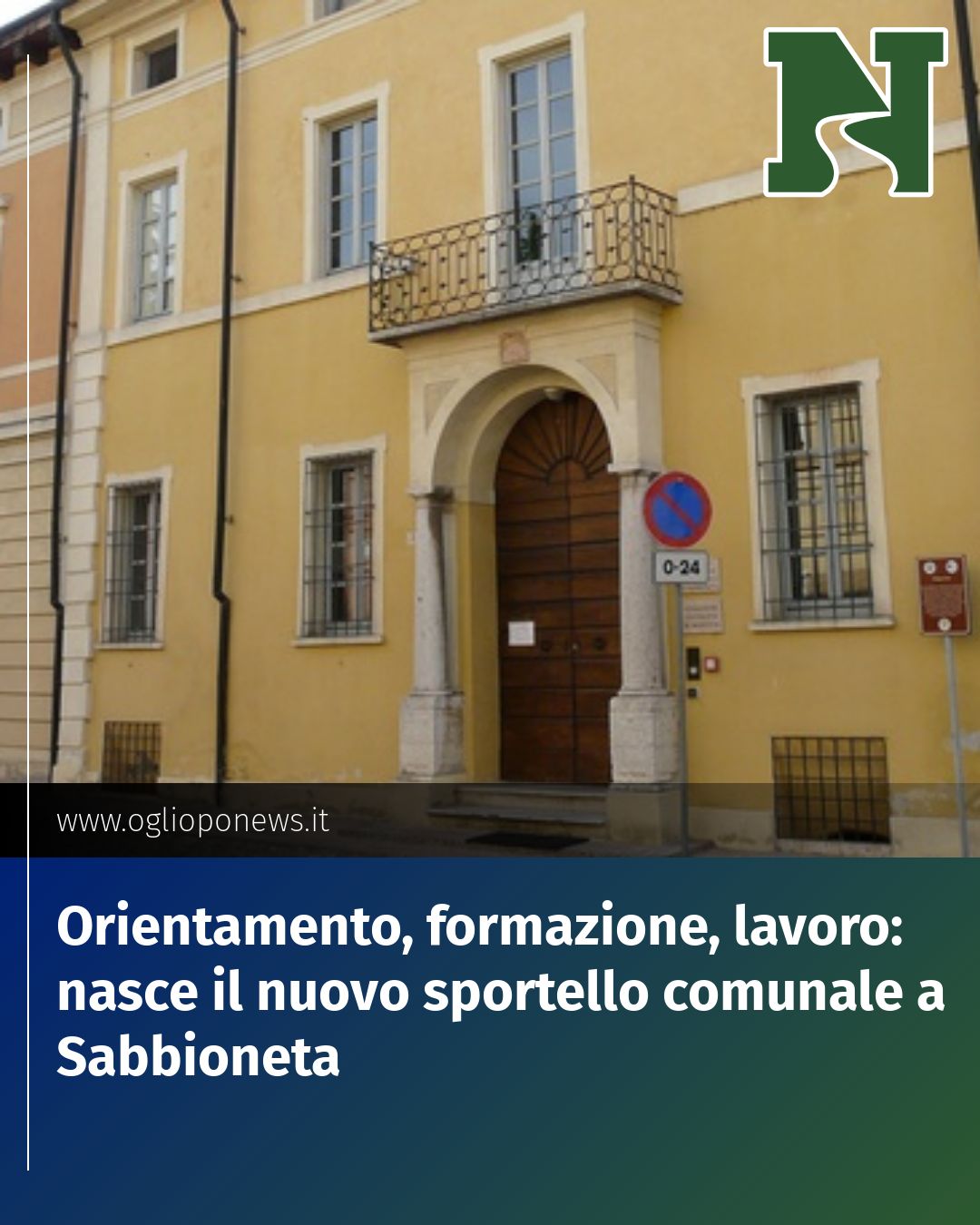 Post Instagram @redazione@oglioponews.it: Orientamento, formazione, lavoro: nasce il nuovo sportello comunale a Sabbioneta...