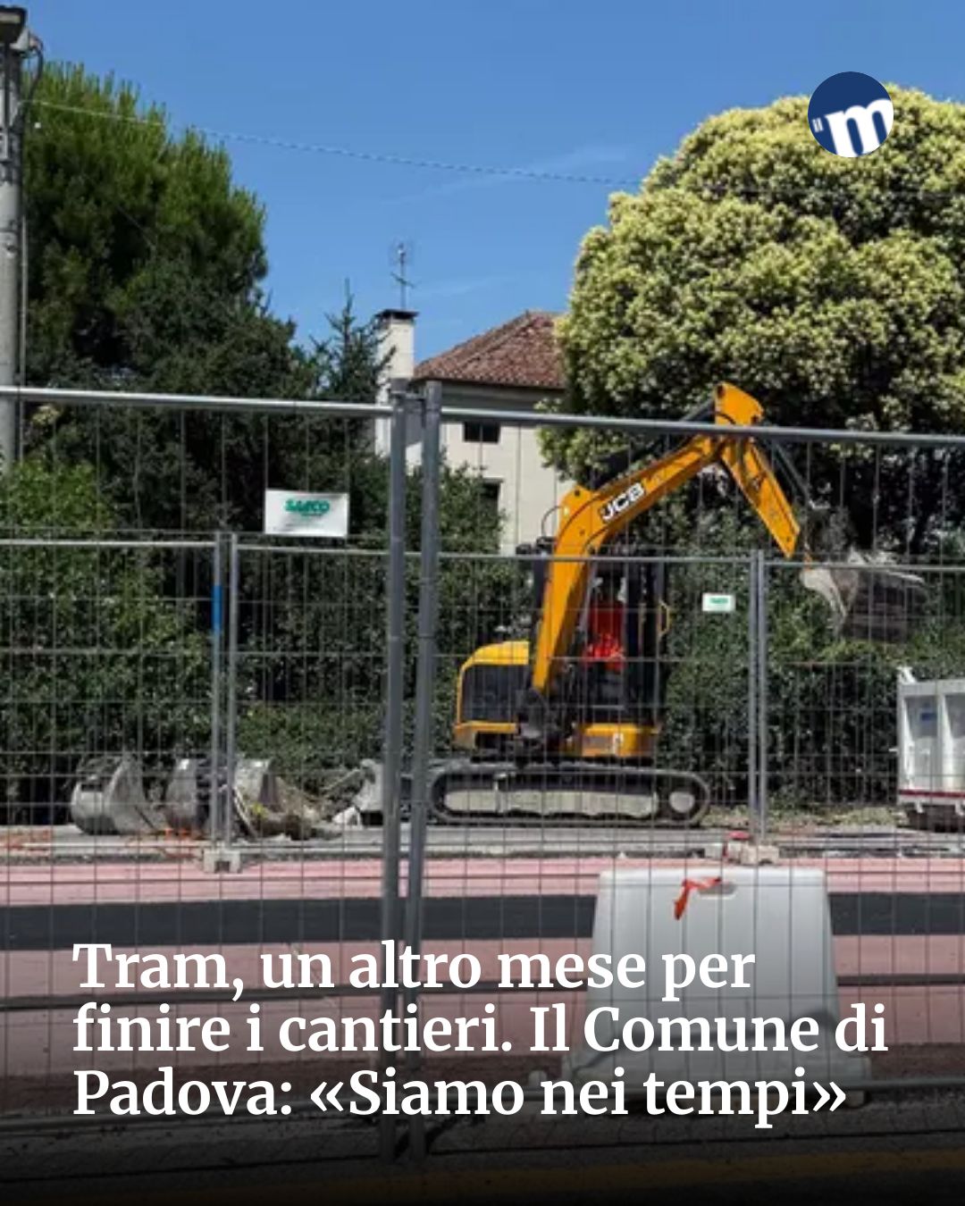 Post Instagram @socialbeat.test: Tram, un altro mese per finire i cantieri. Il Comune di Padova: «Siamo nei tempi»...