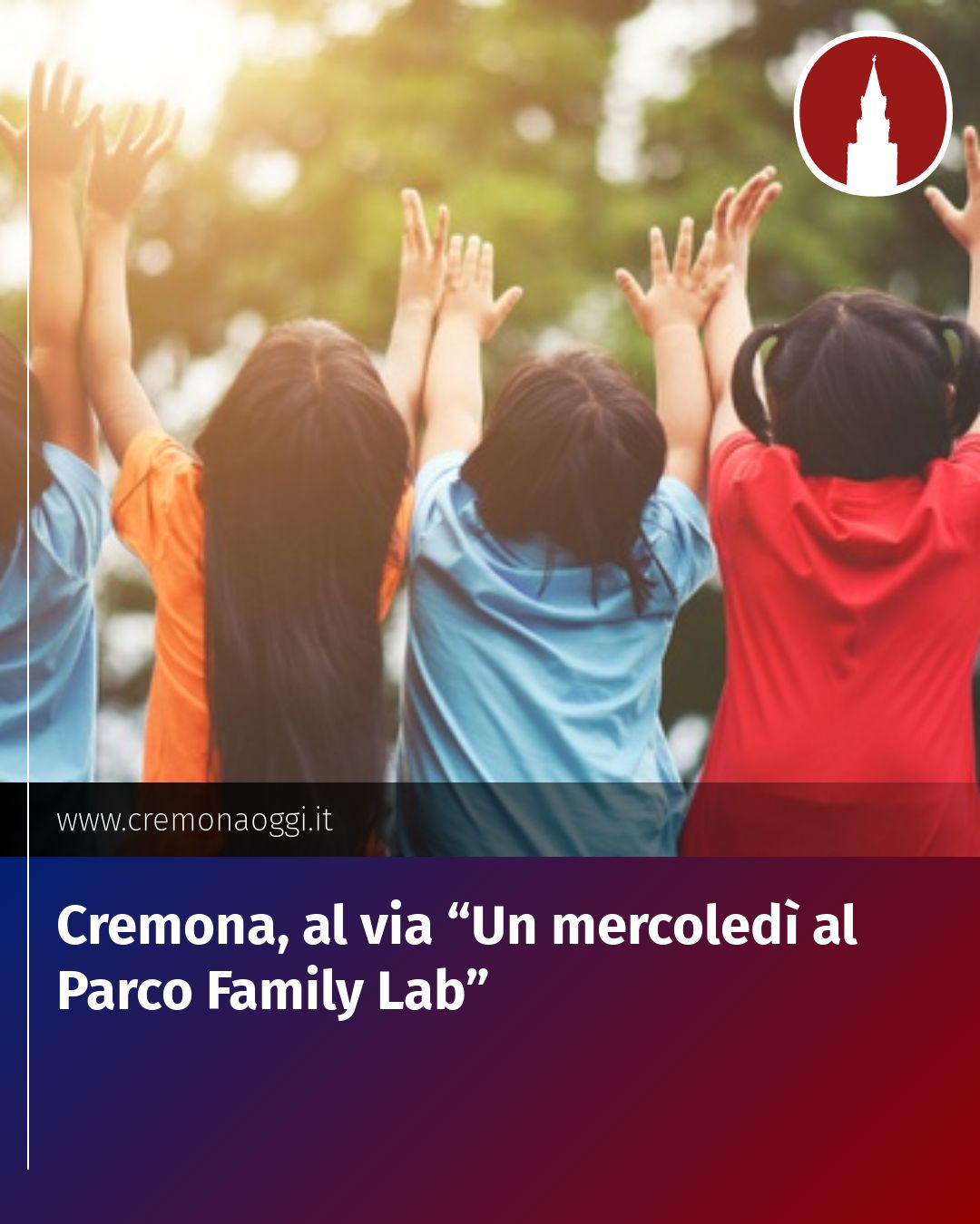 Post Instagram @Cremona_Oggi: Cremona, al via “Un mercoledì al Parco Family Lab”...