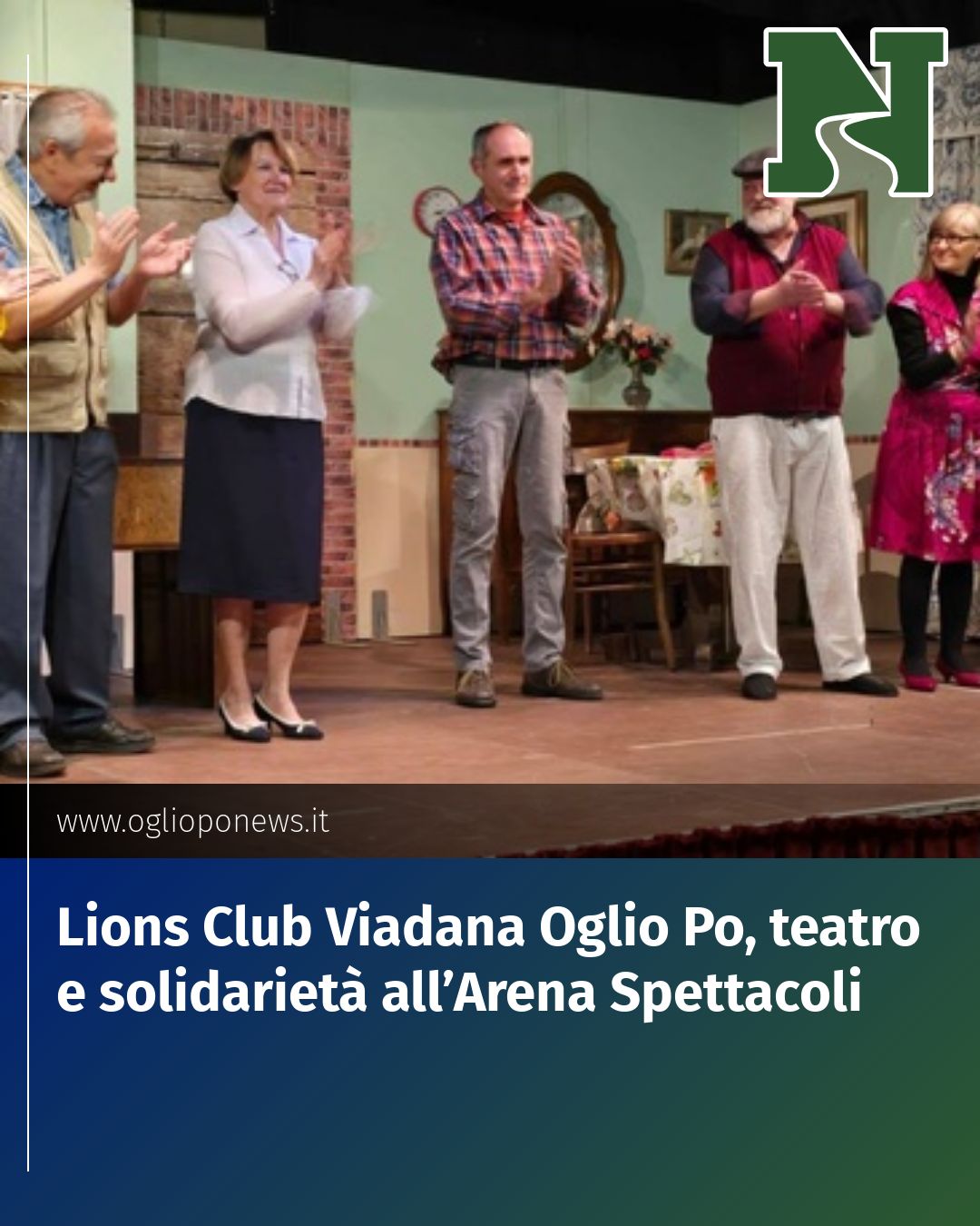 Post Instagram @redazione@oglioponews.it: Lions Club Viadana Oglio Po, teatro e solidarietà all’Arena Spettacoli...