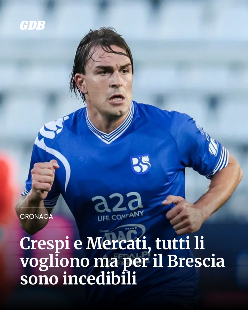 Post Instagram @giornaledibrescia: Crespi e Mercati, tutti li vogliono ma per il Brescia sono incedibili...