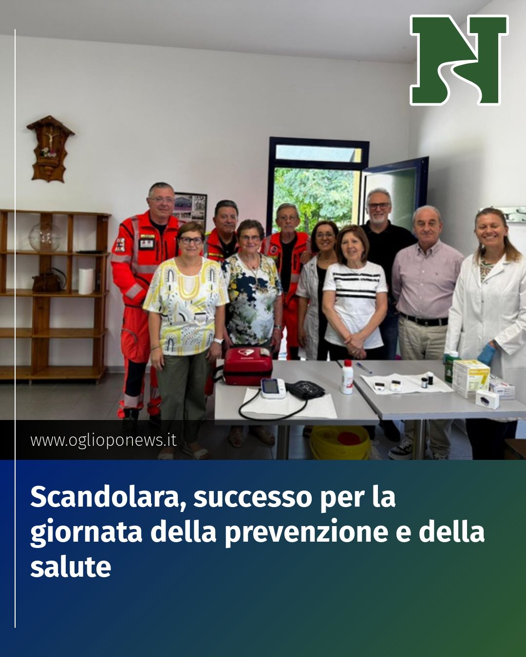 Post Instagram @redazione@oglioponews.it: Scandolara, successo per la giornata della prevenzione e della salute...