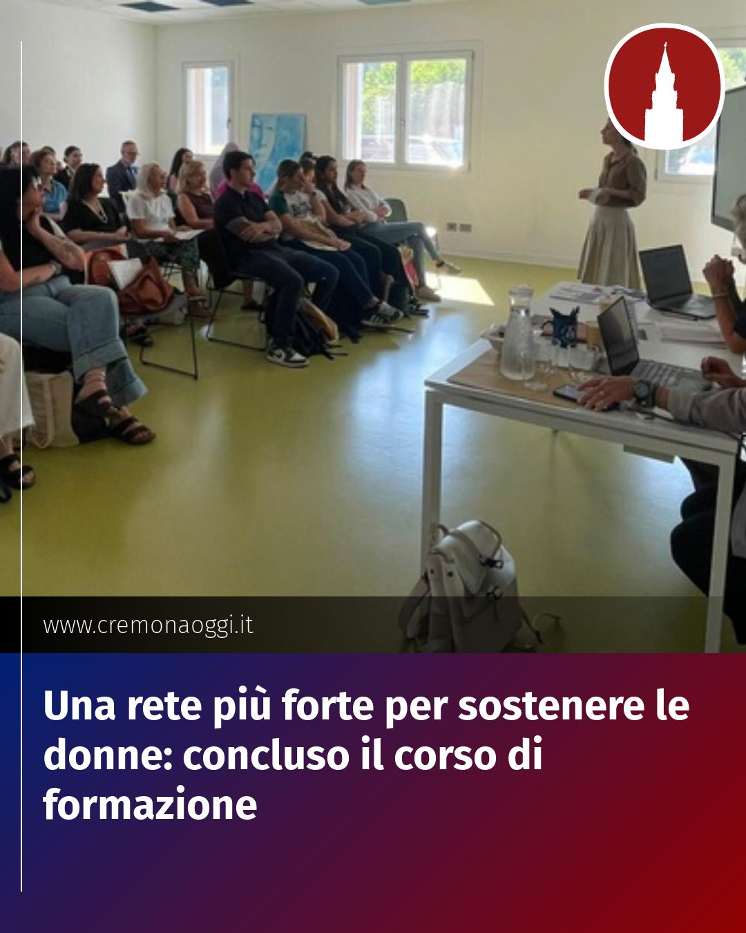 Post Instagram @Cremona_Oggi: Una rete più forte per sostenere le donne: concluso il corso di formazione...