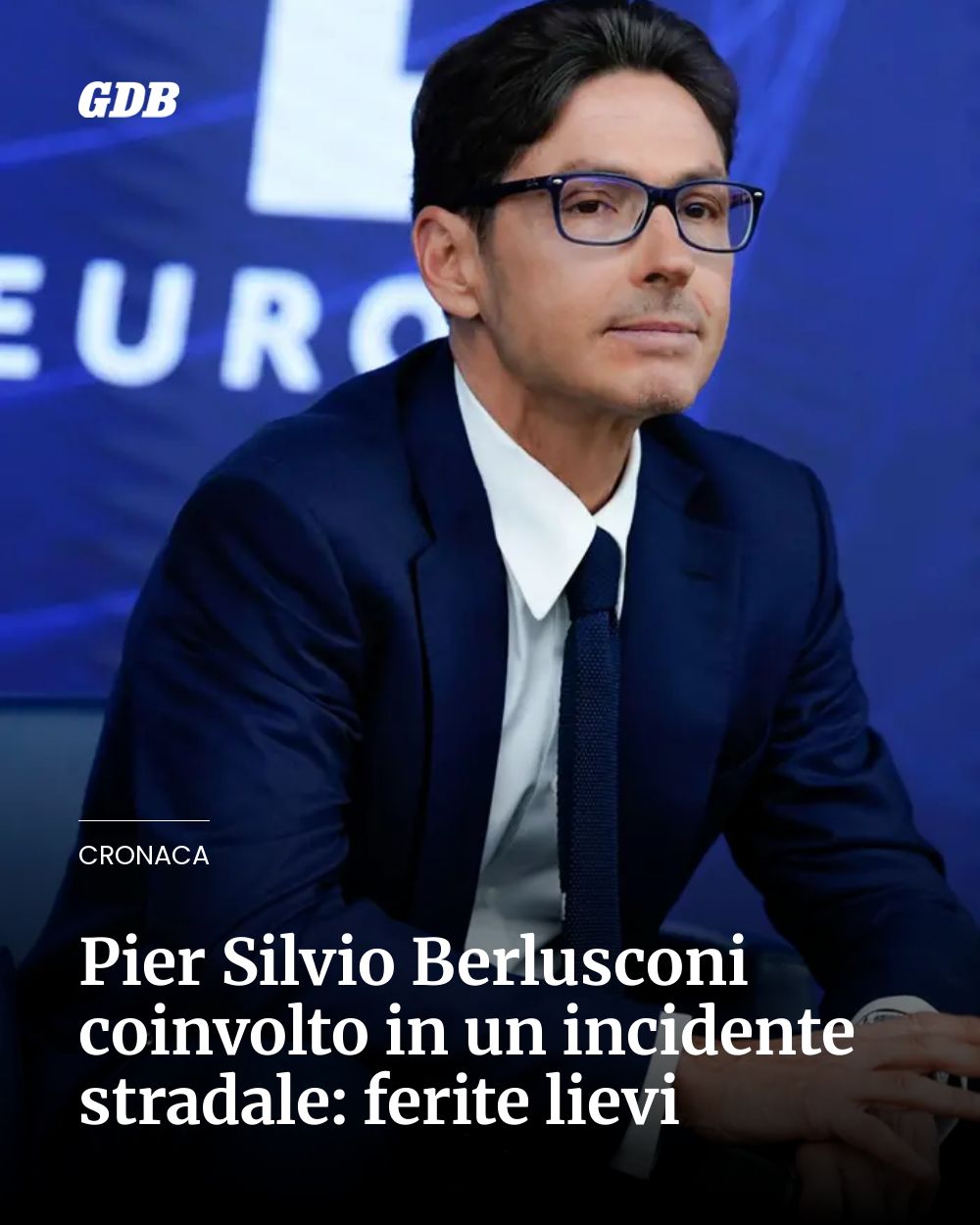 Post Instagram @giornaledibrescia: Pier Silvio Berlusconi coinvolto in un incidente stradale: ferite lievi...