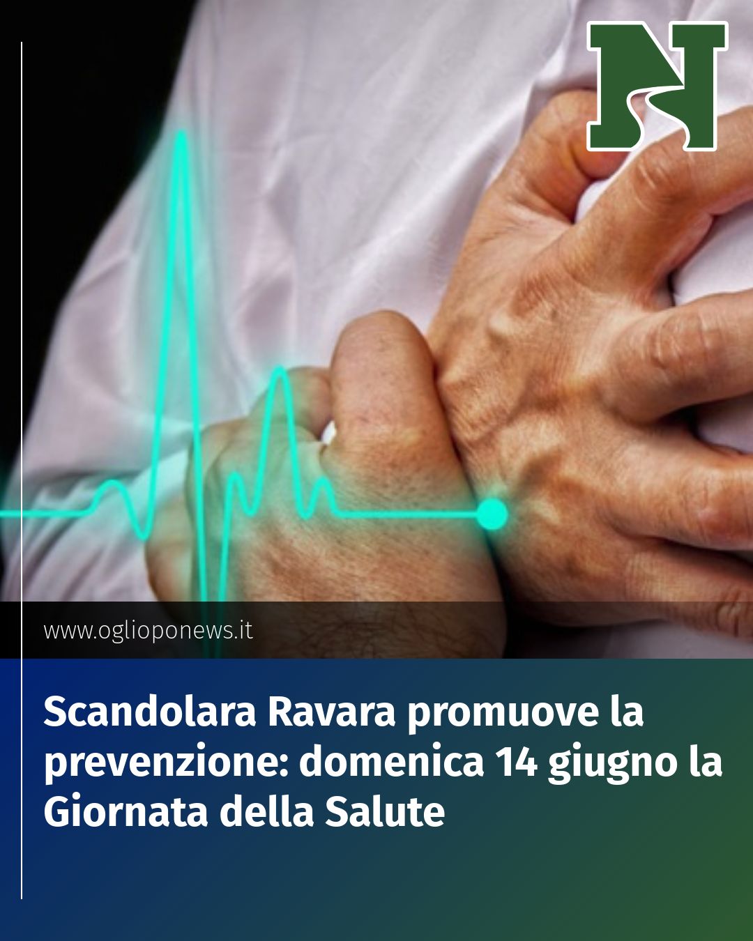 Post Instagram @redazione@oglioponews.it: Scandolara Ravara promuove la prevenzione: domenica 14 giugno la Giornata della Salute...