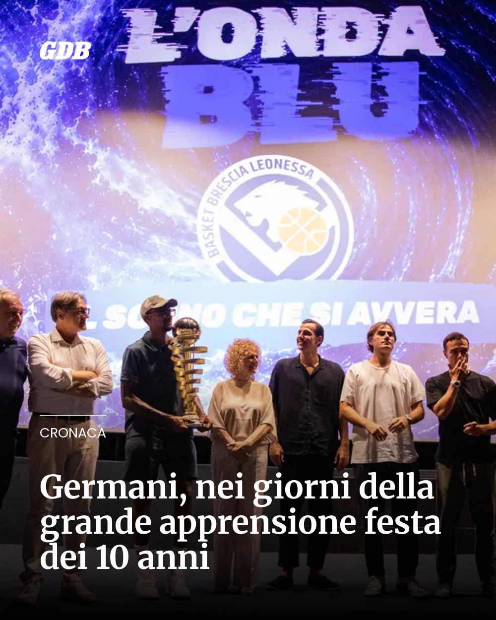 Post Instagram @giornaledibrescia: Germani, nei giorni della grande apprensione festa dei 10 anni...