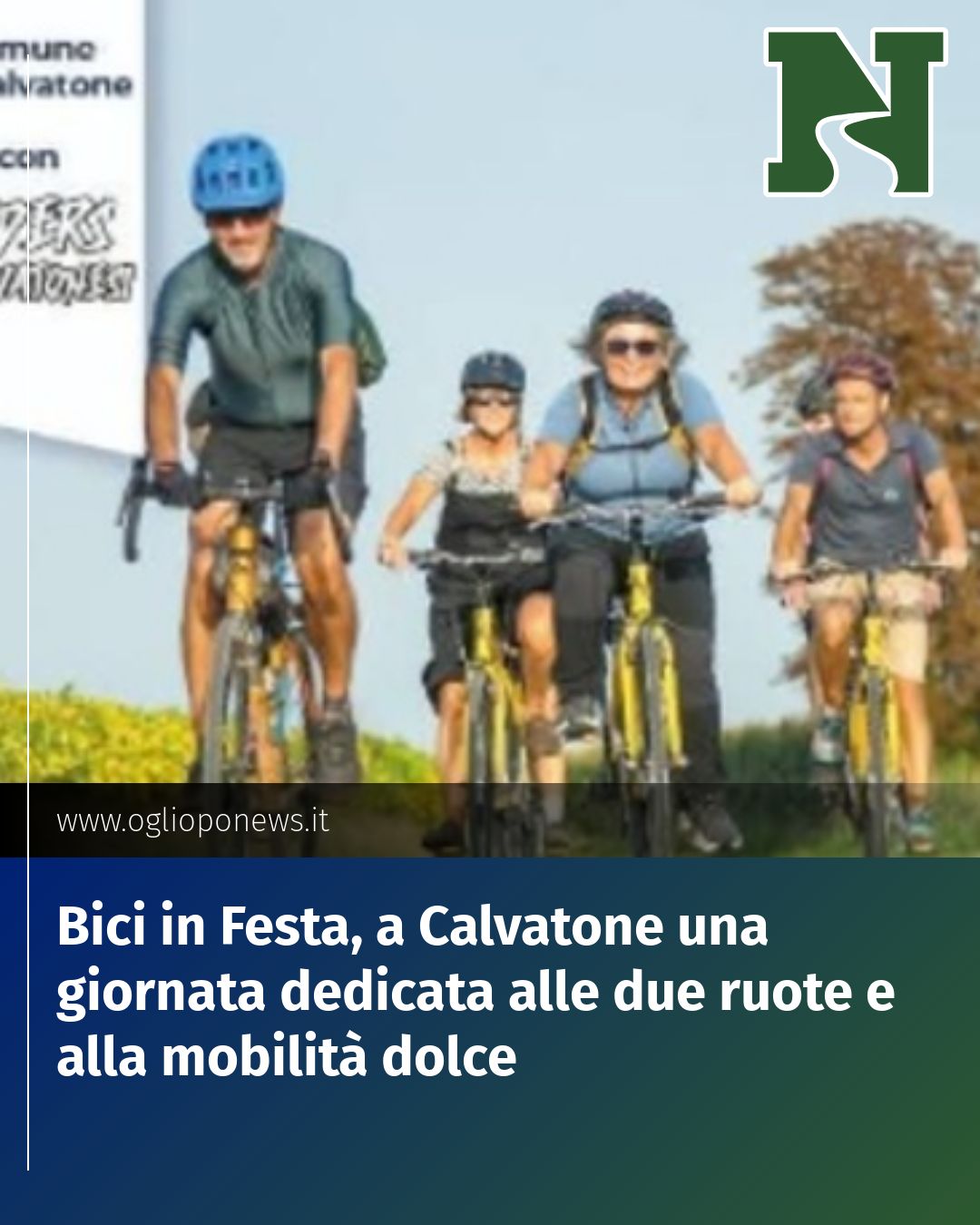 Post Instagram @redazione@oglioponews.it: Bici in Festa, a Calvatone una giornata dedicata alle due ruote e alla mobilità dolce...