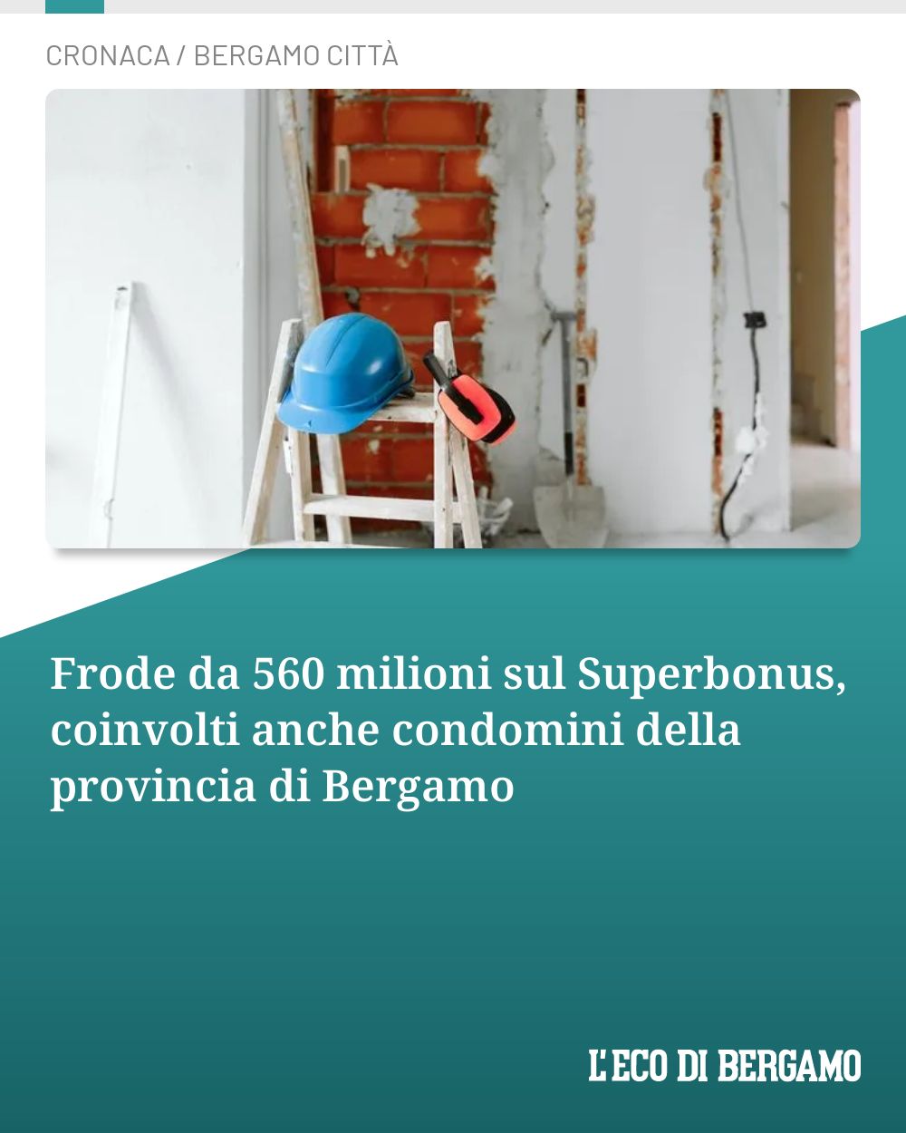 Post Instagram @ecodibergamo: Frode da 560 milioni sul Superbonus, coinvolti anche condomini della provincia di Bergamo...