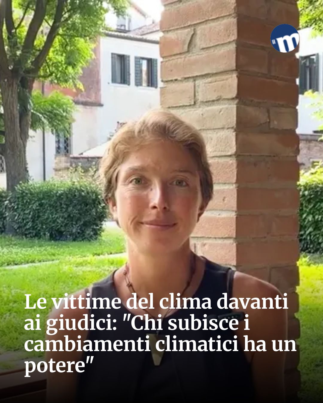Post Instagram @socialbeat.test: Le vittime del clima davanti ai giudici: "Chi subisce i cambiamenti climatici ha un potere"...