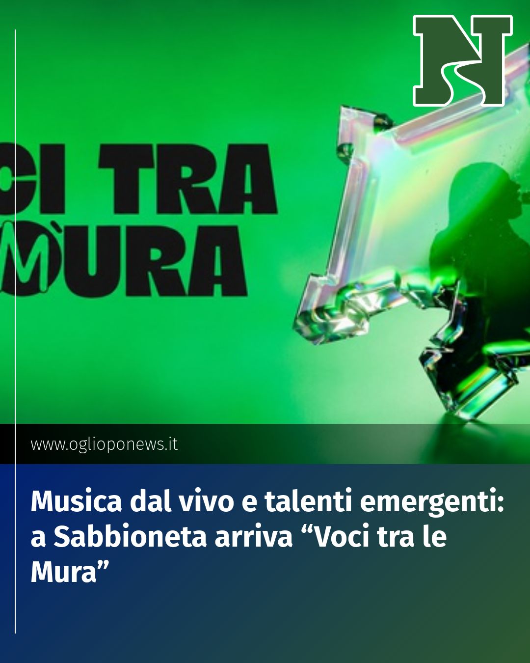 Post Instagram @redazione@oglioponews.it: Musica dal vivo e talenti emergenti: a Sabbioneta arriva “Voci tra le Mura”...