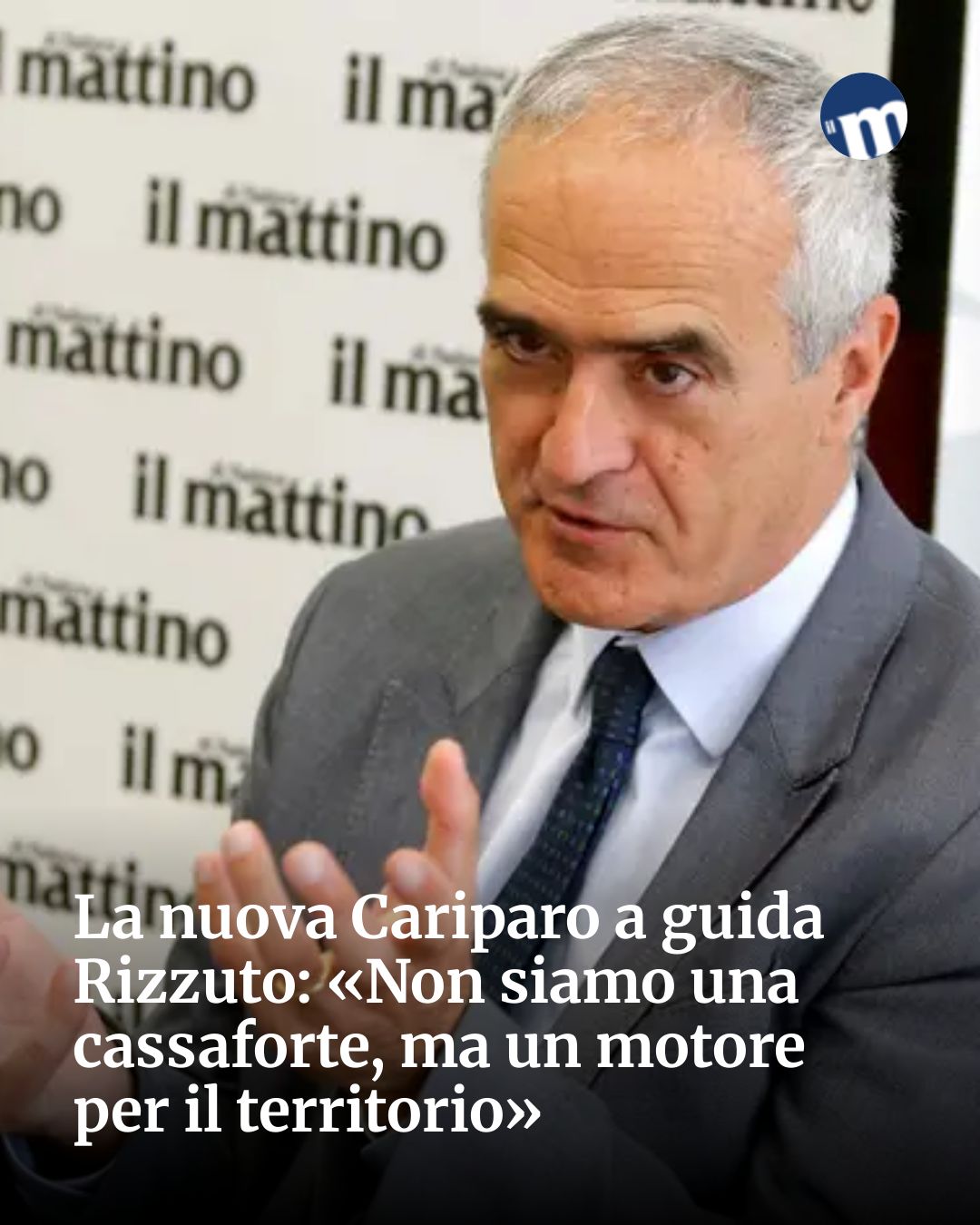 Post Instagram @socialbeat.test: La nuova Cariparo a guida Rizzuto: «Non siamo una cassaforte, ma un motore per il territorio»...