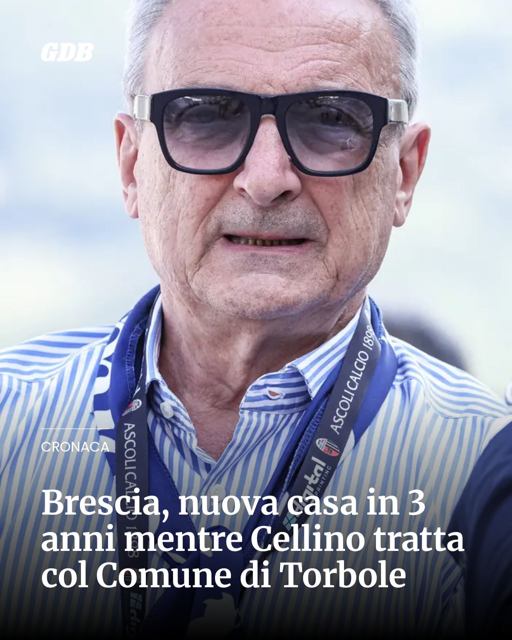 Post Instagram @giornaledibrescia: Brescia, nuova casa in 3 anni mentre Cellino tratta col Comune di Torbole...