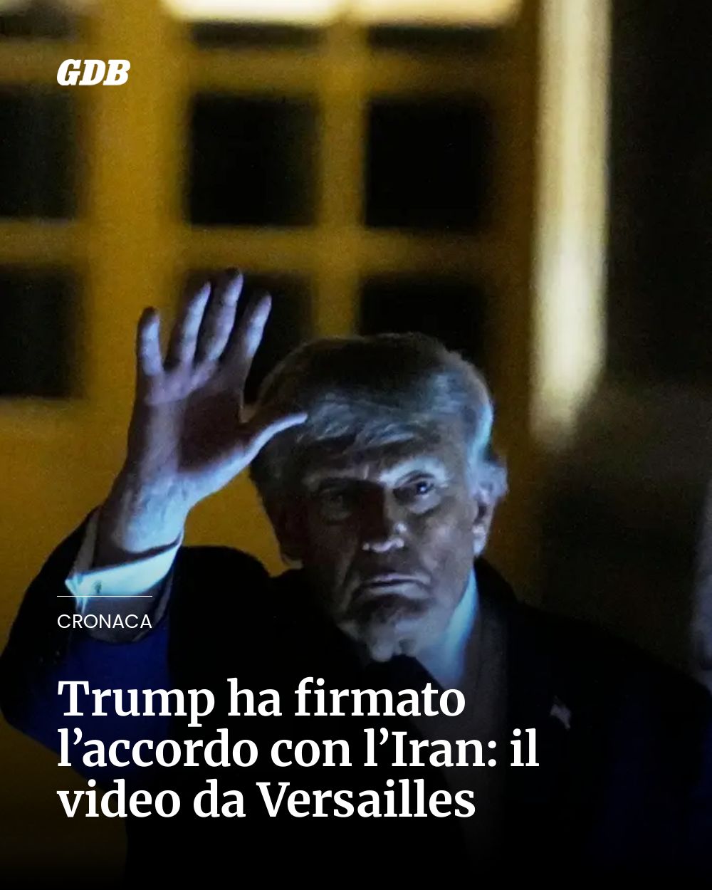 Trump ha firmato l’accordo con l’Iran: il video da Versailles...