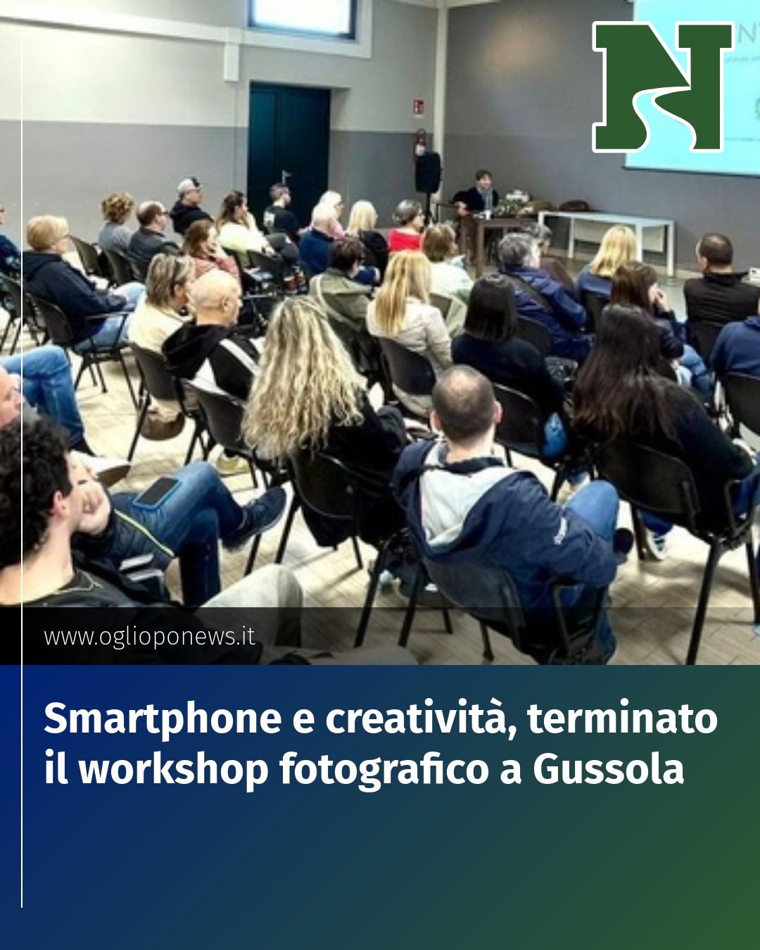 Post Instagram @redazione@oglioponews.it: Smartphone e creatività, terminato il workshop fotografico a Gussola...
