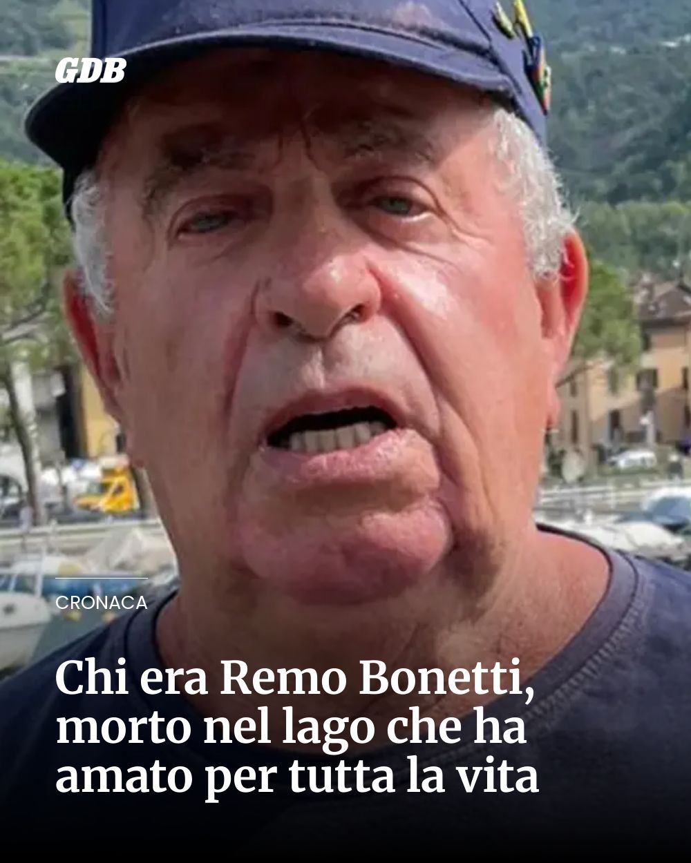 Post Instagram @giornaledibrescia: Chi era Remo Bonetti, morto nel lago che ha amato per tutta la vita...