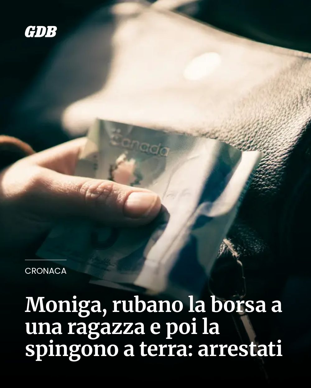 Post Instagram @giornaledibrescia: Moniga, rubano la borsa a una ragazza e poi la spingono a terra: arrestati...