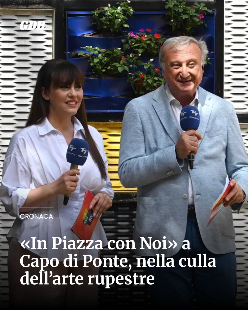 Post Instagram @giornaledibrescia: «In Piazza con Noi» a Capo di Ponte, nella culla dell’arte rupestre...