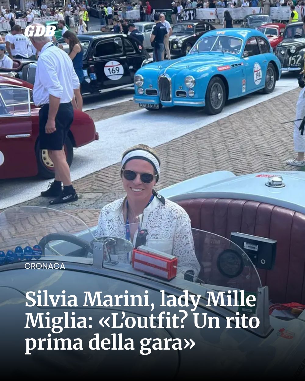 Post Instagram @giornaledibrescia: Silvia Marini, lady Mille Miglia: «L’outfit? Un rito prima della gara»...