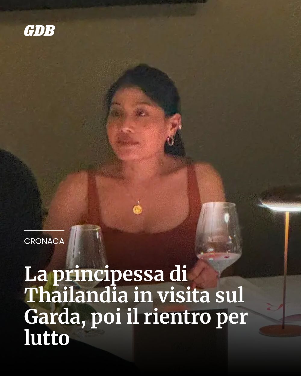 Post Instagram @giornaledibrescia: La principessa di Thailandia in visita sul Garda, poi il rientro per lutto...