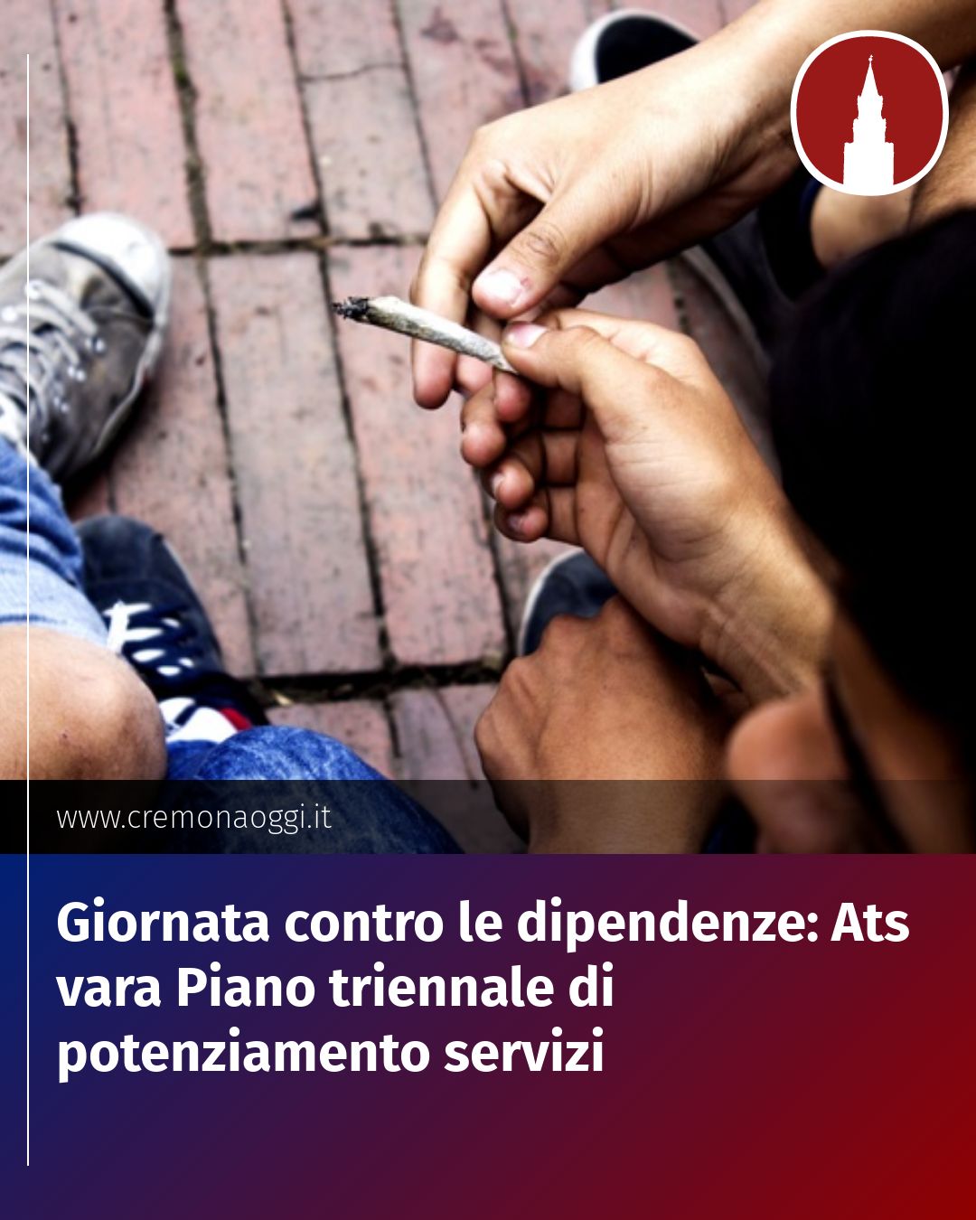 Post Instagram @Cremona_Oggi: Giornata contro le dipendenze: Ats vara Piano triennale di potenziamento servizi...