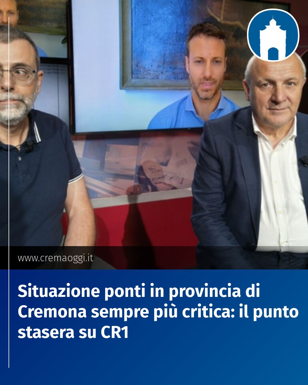 Post Instagram @redazione@cremaoggi.it: Situazione ponti in provincia di Cremona sempre più critica: il punto stasera su CR1...