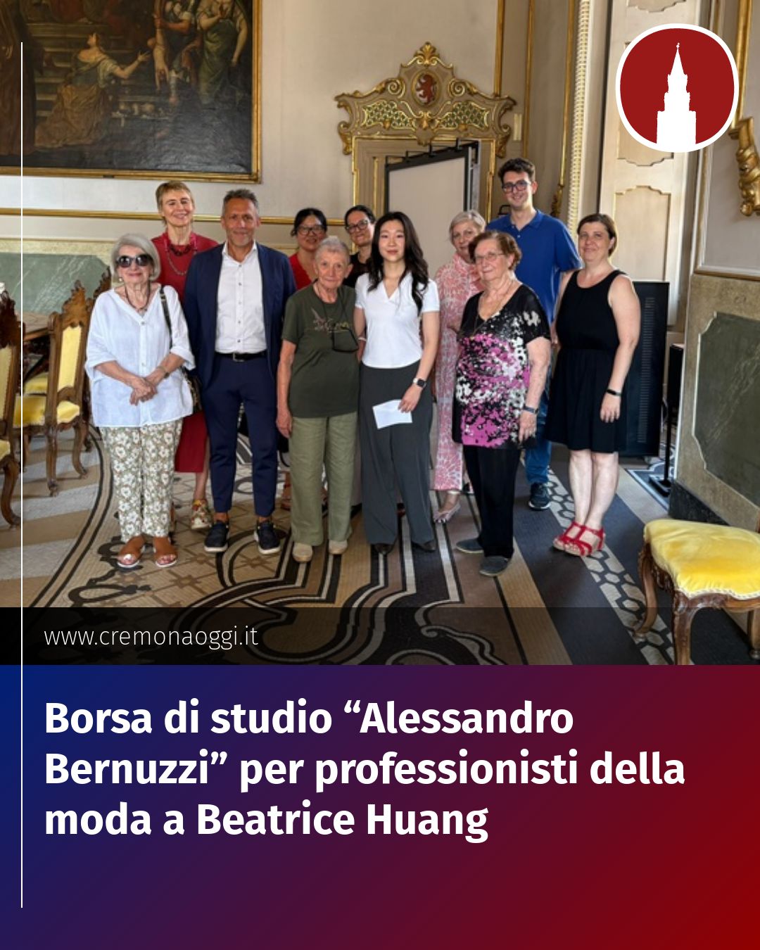 Post Instagram @Cremona_Oggi: Borsa di studio “Alessandro Bernuzzi” per professionisti della moda a Beatrice Huang...
