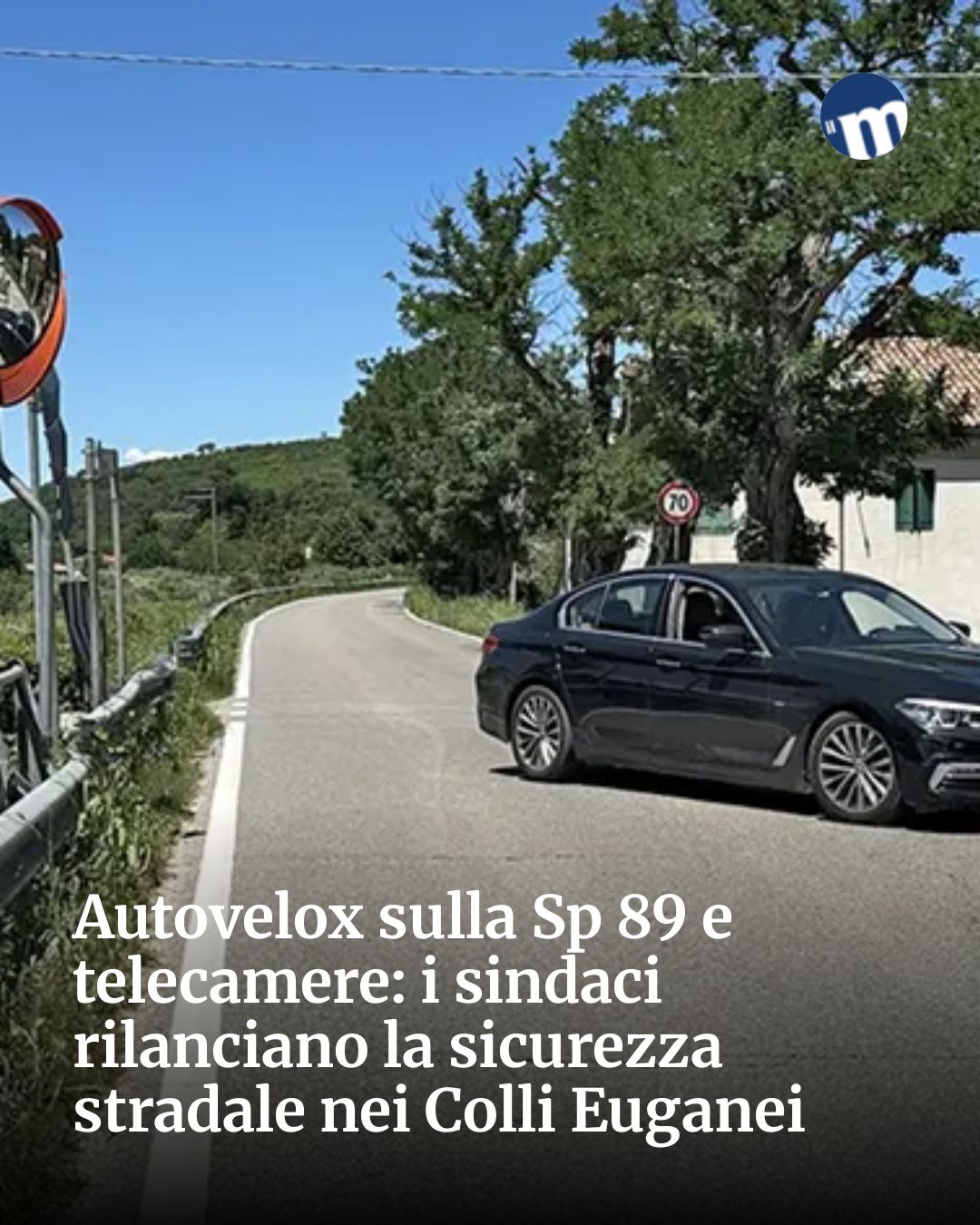 Post Instagram @socialbeat.test: Autovelox sulla Sp 89 e telecamere: i sindaci rilanciano la sicurezza stradale nei Colli Euganei...