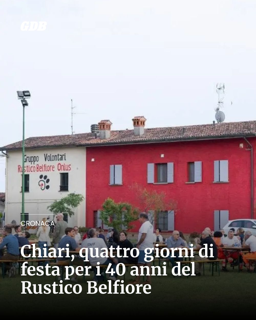 Post Instagram @giornaledibrescia: Chiari, quattro giorni di festa per i 40 anni del Rustico Belfiore...