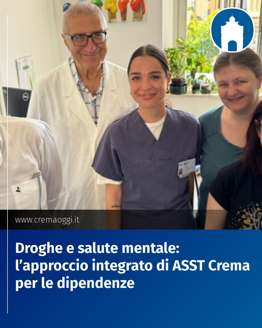 Post Instagram @redazione@cremaoggi.it: Droghe e salute mentale: l’approccio integrato di ASST Crema per le dipendenze...